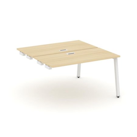 Стол-приставка к опорным элементам SN-5A.DPRS-004 (1580х1232х750) (Акация Лорка/Металл Белый)