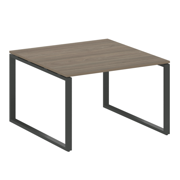Переговорный стол 1 столешница Metal System Style БО.ПРГ-1.2 1200x1235x750 (Вяз/Антрацит металл)