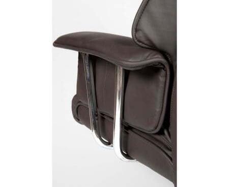 Президент / сталь + хром / темно-коричневая кожа (Коричневый)