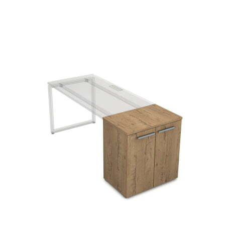 9Т.007 Тумба распашная (700x450x750) (Teakwood)