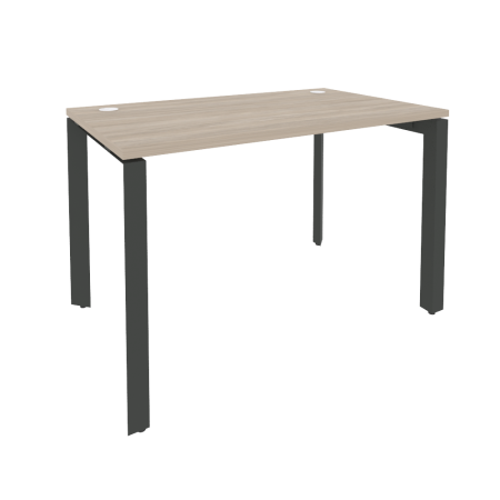 Стол рабочий на П-образном м/к Onix O.MP-SP-2.7 1180x720x750 (Дуб Аттик/Черный металл)