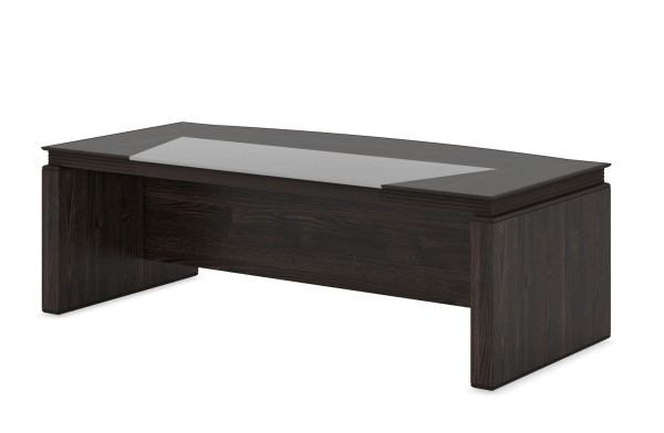 Стол письменный закруглённый FRANKLIN DM 210 (2100х1100х750) (Дуб Термо)