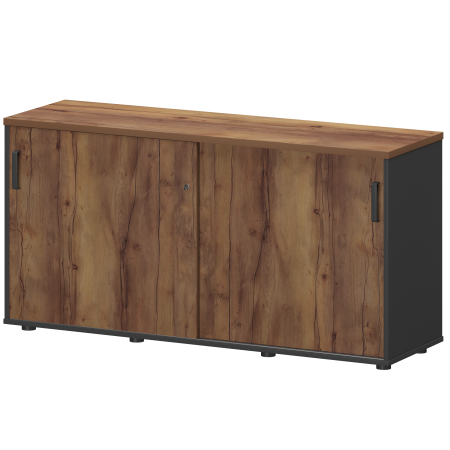 Тумба-купе Смарт СМТ-15.7К Тип2 1496x444x750 (Графит/Таксония)