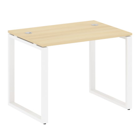 Стол письменный Metal System Style БО.СП-1 1000x720x750 (Акация/Белый металл)