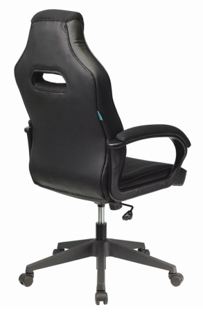 Кресло игровое Zombie VIKING 3 AERO Edition черный ткань/эко.кожа крестов. пластик (Черный)
