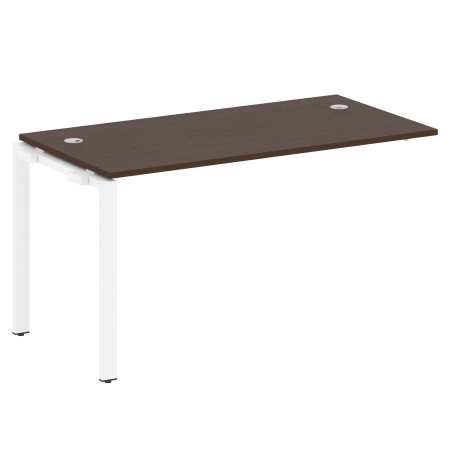 Проходной наборный элемент рабочей станции Metal System Style БП.ПРС-СП-1.3 1400x720x750 (Венге Цаво/Белый металл)