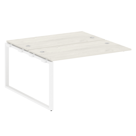 Проходной наборный элемент рабочей станции Metal System Style БО.ПРС-СП-2.3 1400x1475x750 (Дуб Наварра/Белый металл)