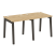 Рабочая станция на деревянных опорах Onix Wood OW.RS-2.0.8 1560x800x750 (Тиквуд Светлый/Дуб Темный)