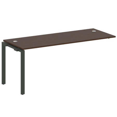 Проходной наборный элемент рабочей станции Metal System Style БП.ПРС-СП-1.5 1800x720x750 (Венге Цаво/Антрацит металл)