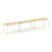 Рабочая станция 1 сторонняя SN-4P.ORS-043 (4140х700х750) (Тиквуд Светлый/Металл Антрацит)