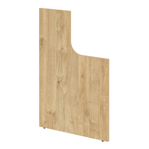 Стойка боковина завершающая высокая с вырезом правая Onix О.R-SVVR 766x25x1187 (Тиквуд Светлый)