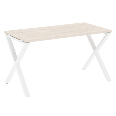 Стол рабочий VR.L-SRX-3.7 1380x720x750 (Денвер Светлый/Белый металл)