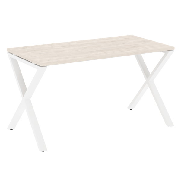 Стол рабочий VR.L-SRX-3.7 1380x720x750 (Денвер Светлый/Белый металл)