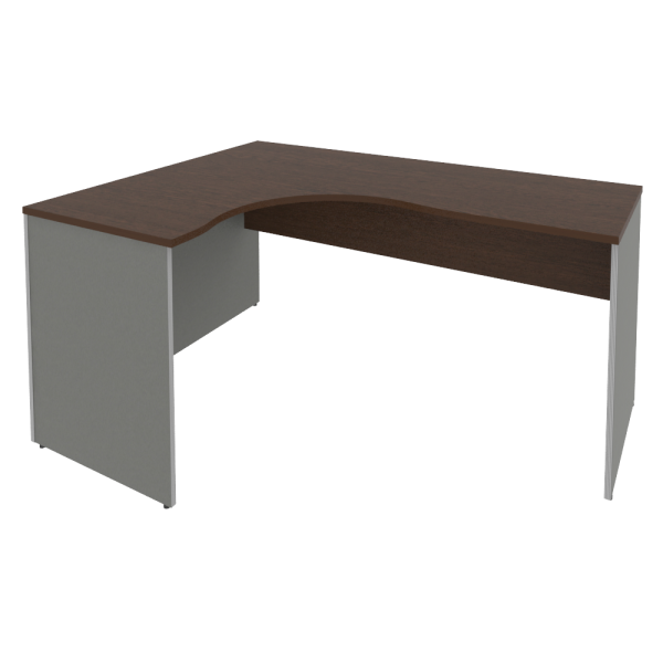 Стол криволинейный Riva А.СА-4 Л 1600x1200x750 (Венге-Металлик)