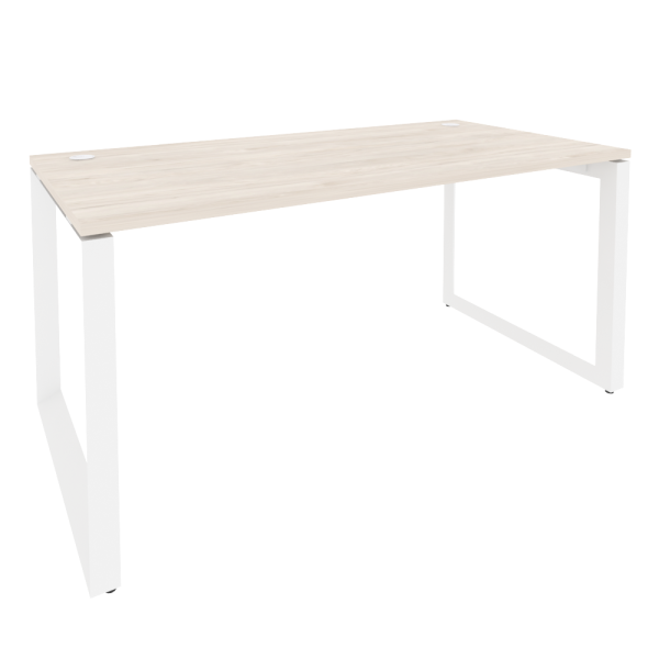 Стол рабочий на О-образном м/к Onix O.MO-SP-4.8 1580x800x750 (Денвер Светлый/Белый Металл)