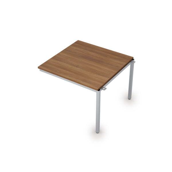 6МПС.001 Бенч-системы для переговорных столов, средний модуль (1000x1000x750) (Шамони темный/Алюминий матовый)