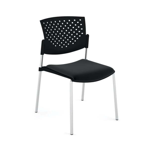 BUTTERFLY Кресло пластик/ткань (Черный/Черный)