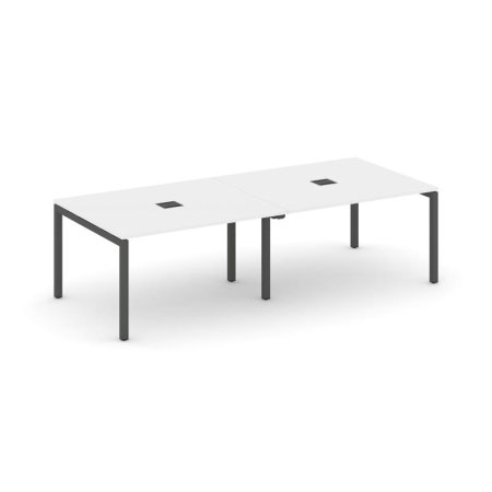 Стол переговорный SN-5P.SPRG-044 (3160х1180х750) (Белый/Металл Антрацит)