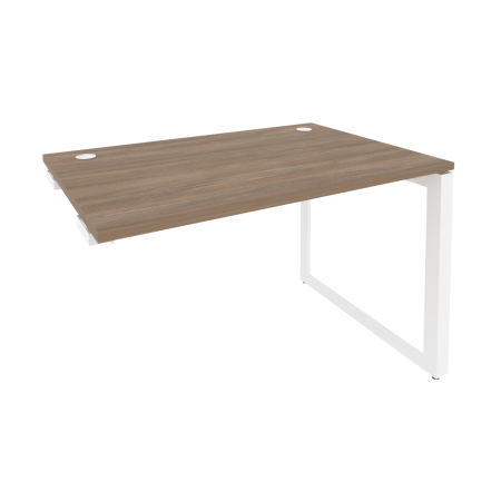 Стол-приставка на О-образном м/к к опорным элементам Onix O.MO-SPR-2.8 1180x800x750 (Дуб Аризона/Белый Металл)