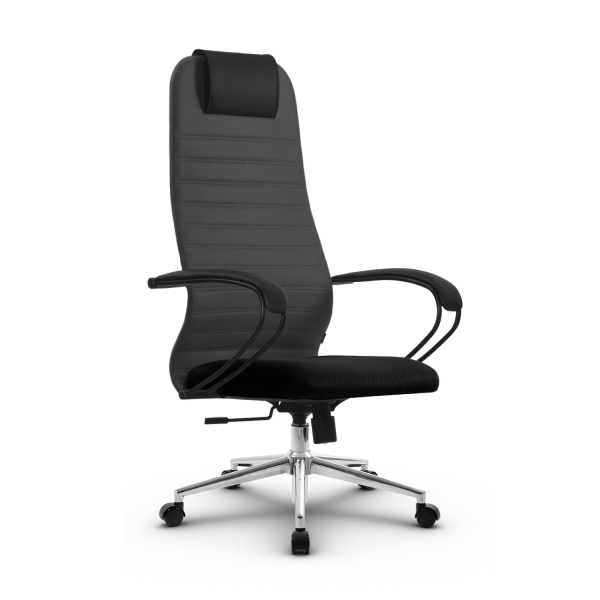 Кресло для руководителя Метта SU-B-10/подл.130/осн.009 (Темно-серый)