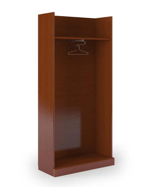 Корпус шкафа в каби руководителя с вешалкой Privilege PV965200-C 965x366x2000 (Оливковое дерево)