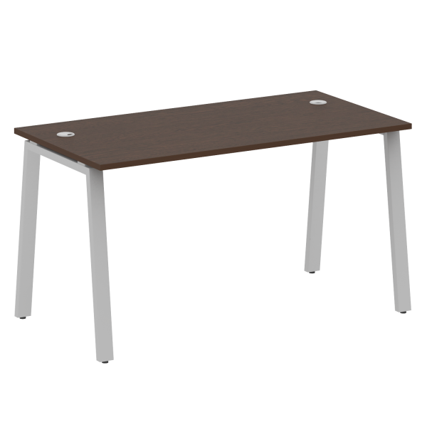 Стол письменный Metal System Style БА.СП-3 1400x720x750 (Венге Цаво/Серый металл)