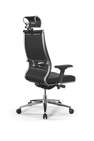 Кресло для руководителя Метта Samurai L2-18D - Infinity /Kc25/Wm33/D04P/H2cL-3D(M26.B32.G25.W03) (Черный)