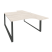 Рабочая станция на О-образном м/к Onix O.MO-D.SA-3 1380x2395x750 (Тиквуд Темный/Белый Металл)