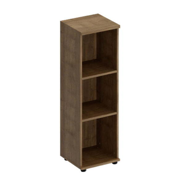 Стеллаж средний узкий Комфорт МП2 К 425 400x380x1230 (Дуб шамони темный)