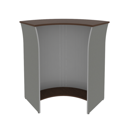 Стойка угловая Riva А.РС-5.5  950x950x1150 (Венге-Металлик)