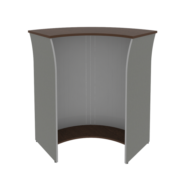 Стойка угловая Riva А.РС-5.5  950x950x1150 (Венге-Металлик)