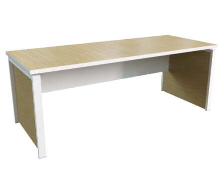 Стол для руководителя Steel Evo 17200 2000х800х740 (Дуб светлый/серый)