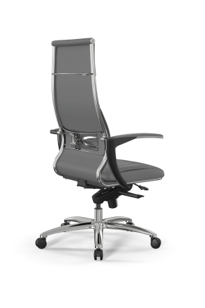 Кресло для руководителя Метта Samurai L1-11U - Infinity /Kc06/Wm06/U0mL-mL(M06.B31.G04.W03) (Серый)