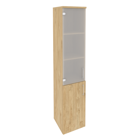 Шкаф высокий узкий левый Onix O.SU-1.2L 400x420x1977 (Тиквуд Светлый)