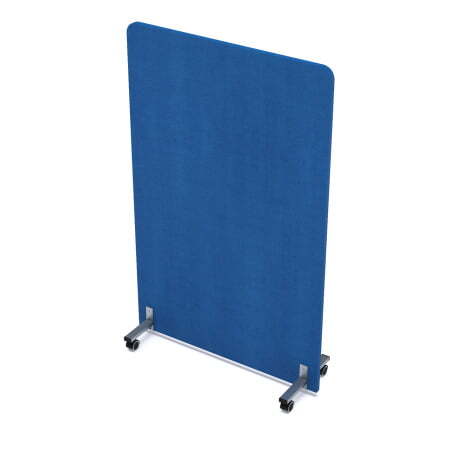 Акустическая мобильная перегородка SOFTOffice 011.МП.1016 1000x377x1600 (Indigo)