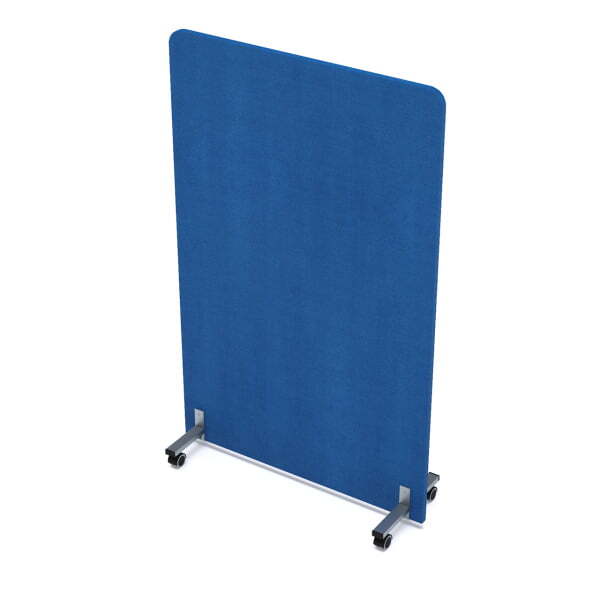 Акустическая мобильная перегородка SOFTOffice 011.МП.1016 1000x377x1600 (Indigo)