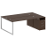 Рабочая станция Metal System Style БО.РС-СТП-2.5 2212x1475x750 (Дуб Наварра/Серый металл)