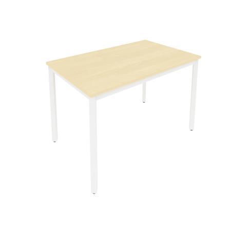 Стол письменный на металлокаркасе Slim С.СП-4 1180x720x750 (Клен/Белый металл)