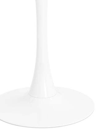 Стол Tulip D90 белый (Стол обеденный Tulip белый)