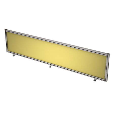 9БТ.0409.6 Барьер из ткани в алюминиевом профиле, фронтальный (1800x29x400) (Lemon)