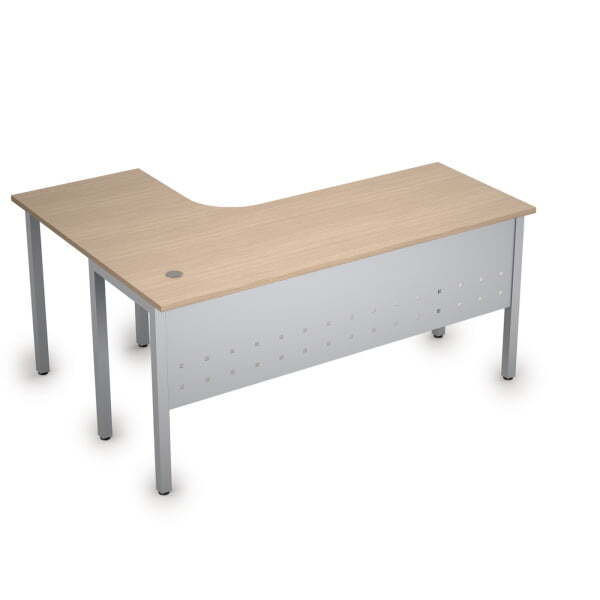 Стол письменный на металлокаркасе прав одиночная опора заказывается отдельно Стиль 2МК.133 1600x1200 (ДубСерый)