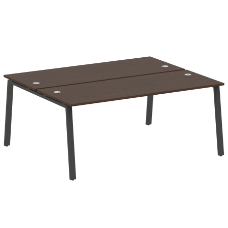 Рабочая станция Metal System Style БА.РАС-СП-2.5 1800x1475x750 (Венге Цаво/Антрацит металл)