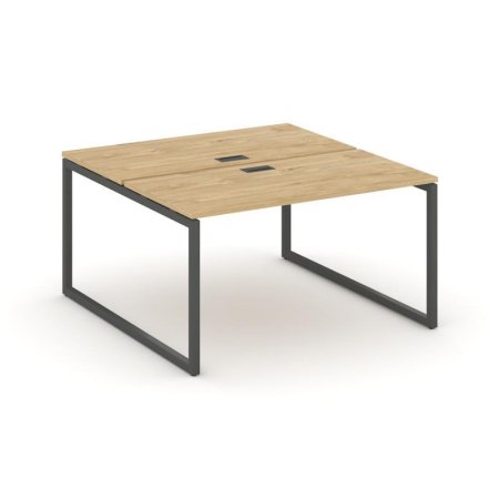 Рабочая станция 2-х сторонняя SN-4O.DRS-021 (980х1632х750) (Тиквуд Светлый/Металл Антрацит)