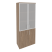 Шкаф высокий широкий Onix O.ST-1.2R 800x420x1977 (Тиквуд Светлый)