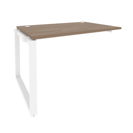 Наборный элемент рабочей станции на О-образном м/к Onix O.MO-1.NRS-2.8 1180x800x750 (Дуб Аризона/Белый Металл)