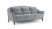 Диван 3-местный раскладной Monreal (2510x1050x1000) Серый (Серый)