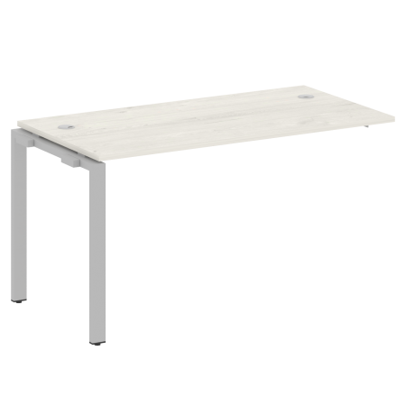 Проходной наборный элемент рабочей станции Metal System Style БП.ПРС-СП-1.3 1400x720x750 (Дуб Наварра/Серый металл)