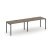 Рабочая станция 1 сторонняя SN-4P.ORS-004 (3160х600х750) (Тиквуд Светлый/Металл Антрацит)