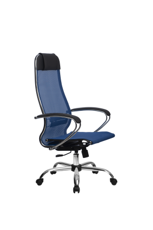 Кресло для руководителя Метта МЕТТА-12(MPRU)/подл.131/осн.003 (Синий)