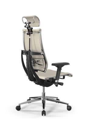 Кресло для руководителя Метта Y 4DF B2-17D - Infinity /Kc09/Nc09/D04P/H2cL-3D(M26.B32.G25.W03) (Молочный)